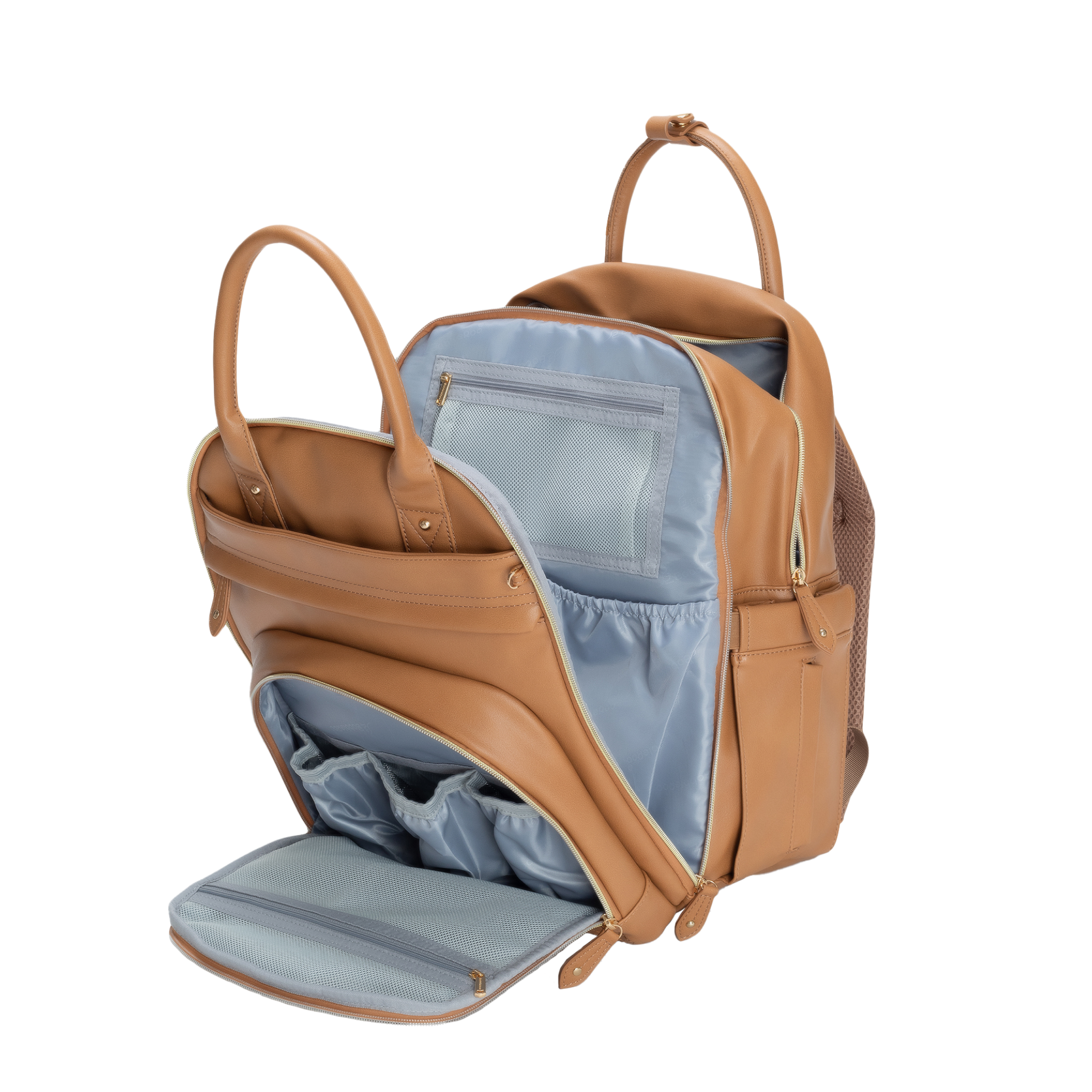 #color_vegan leather light brown