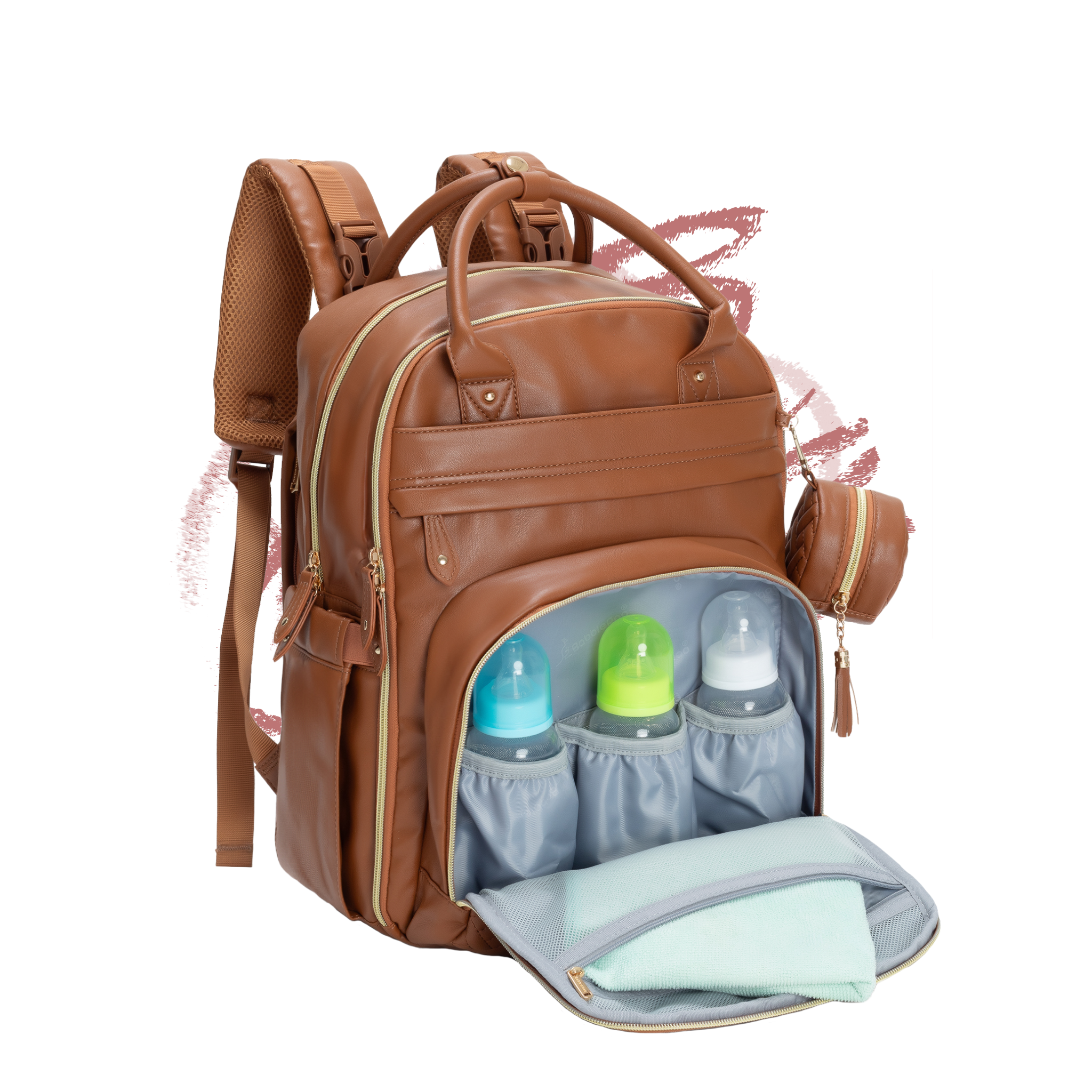 #color_vegan leather natural brown