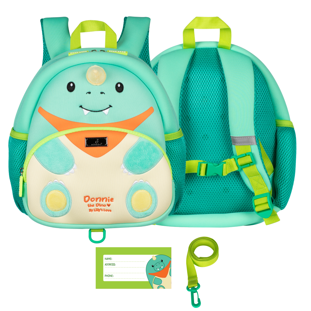 donnie the dino toddler backpack