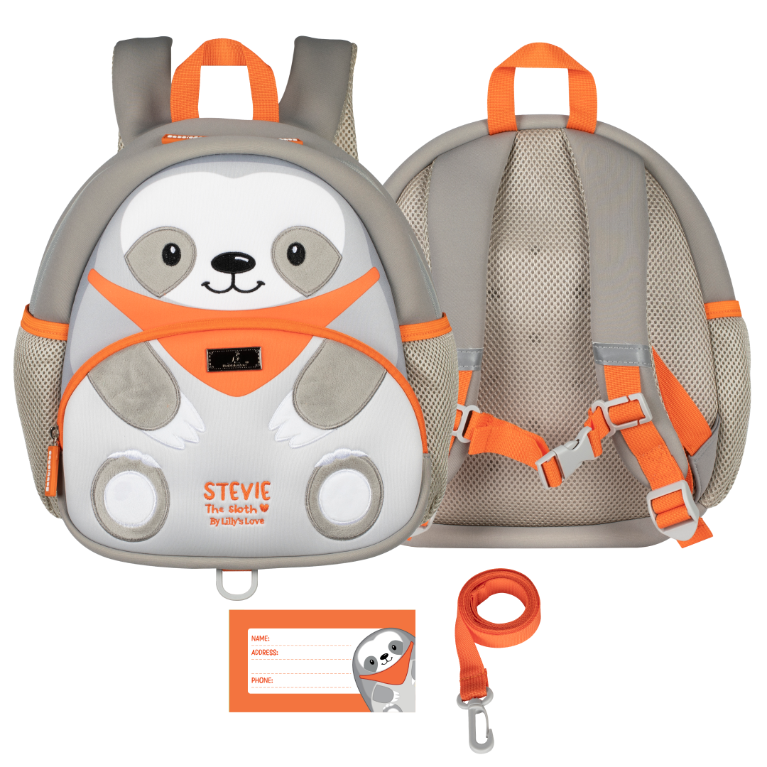 stevie the sloth toddler backpack