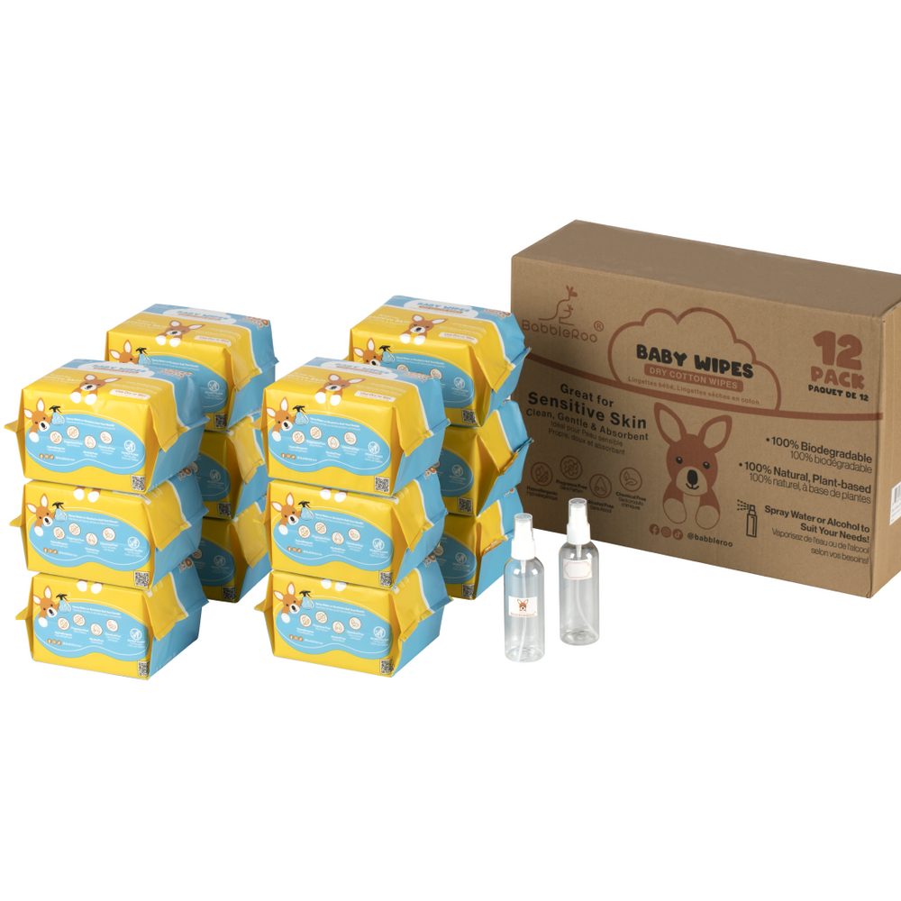 BabbleRoo Dry Wipes