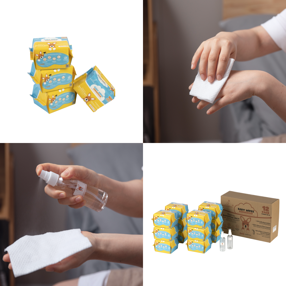 BabbleRoo Dry Wipes