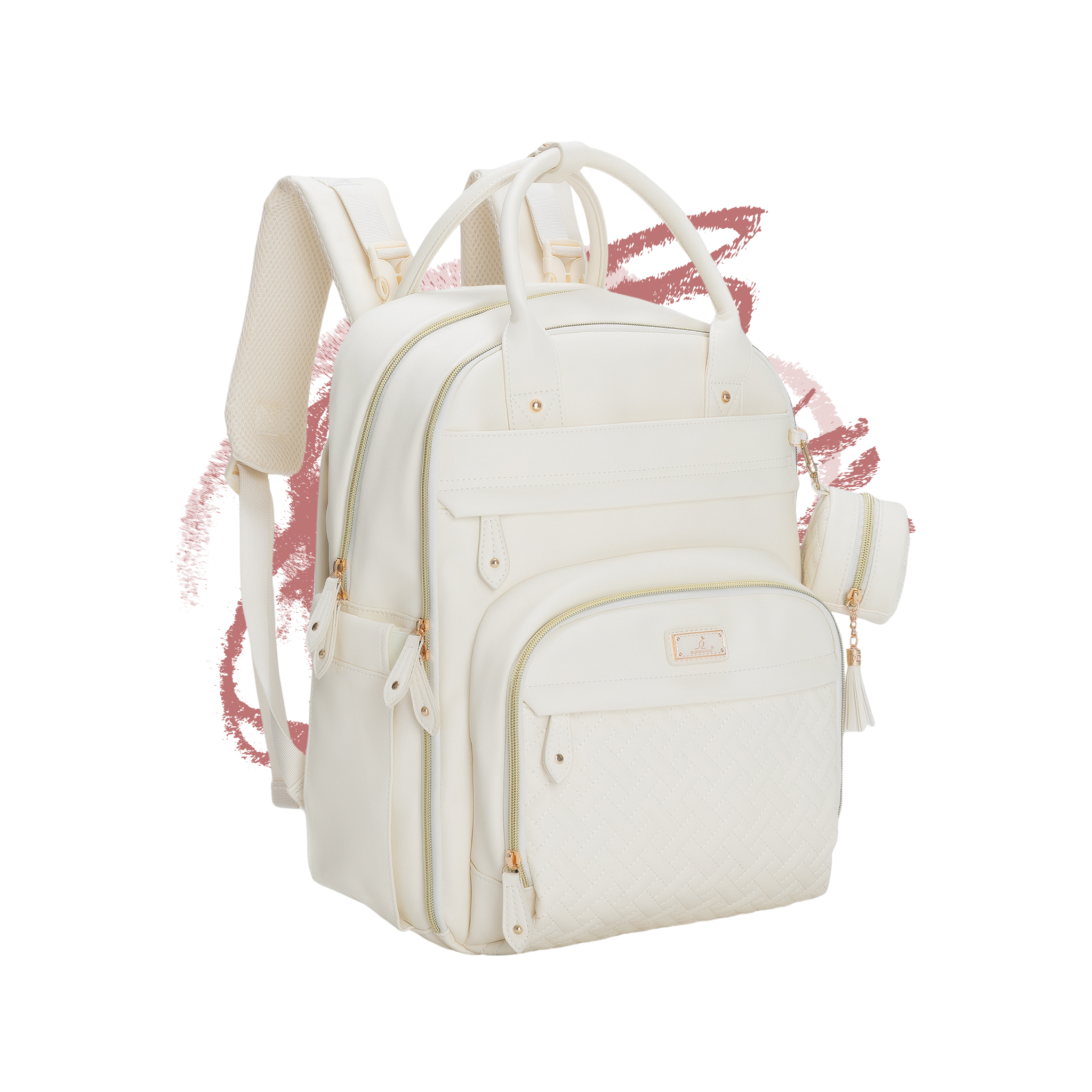 #color_vegan leather eggshell white