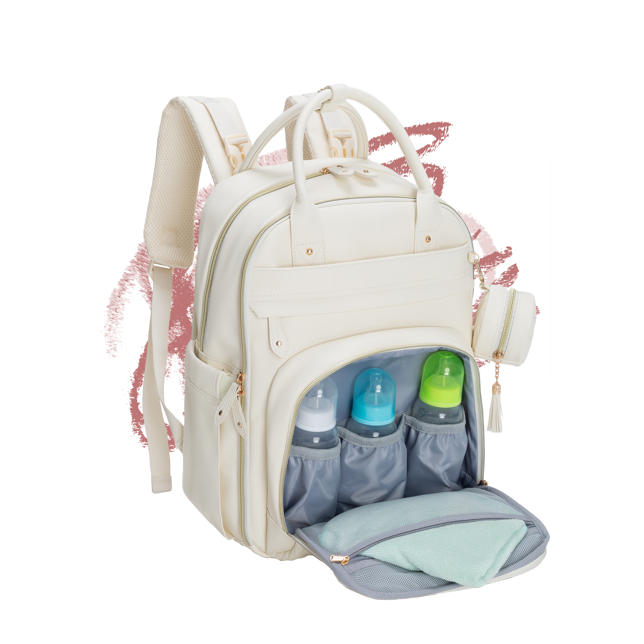 #color_vegan leather eggshell white