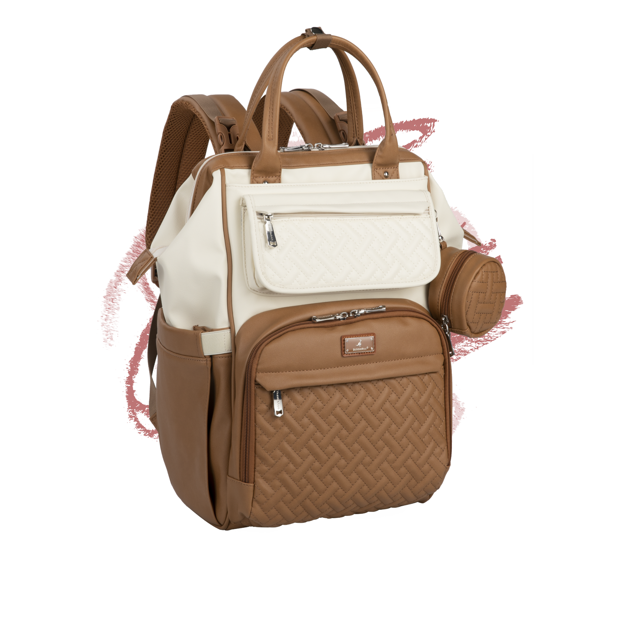 #color_vegan leather caramel cream