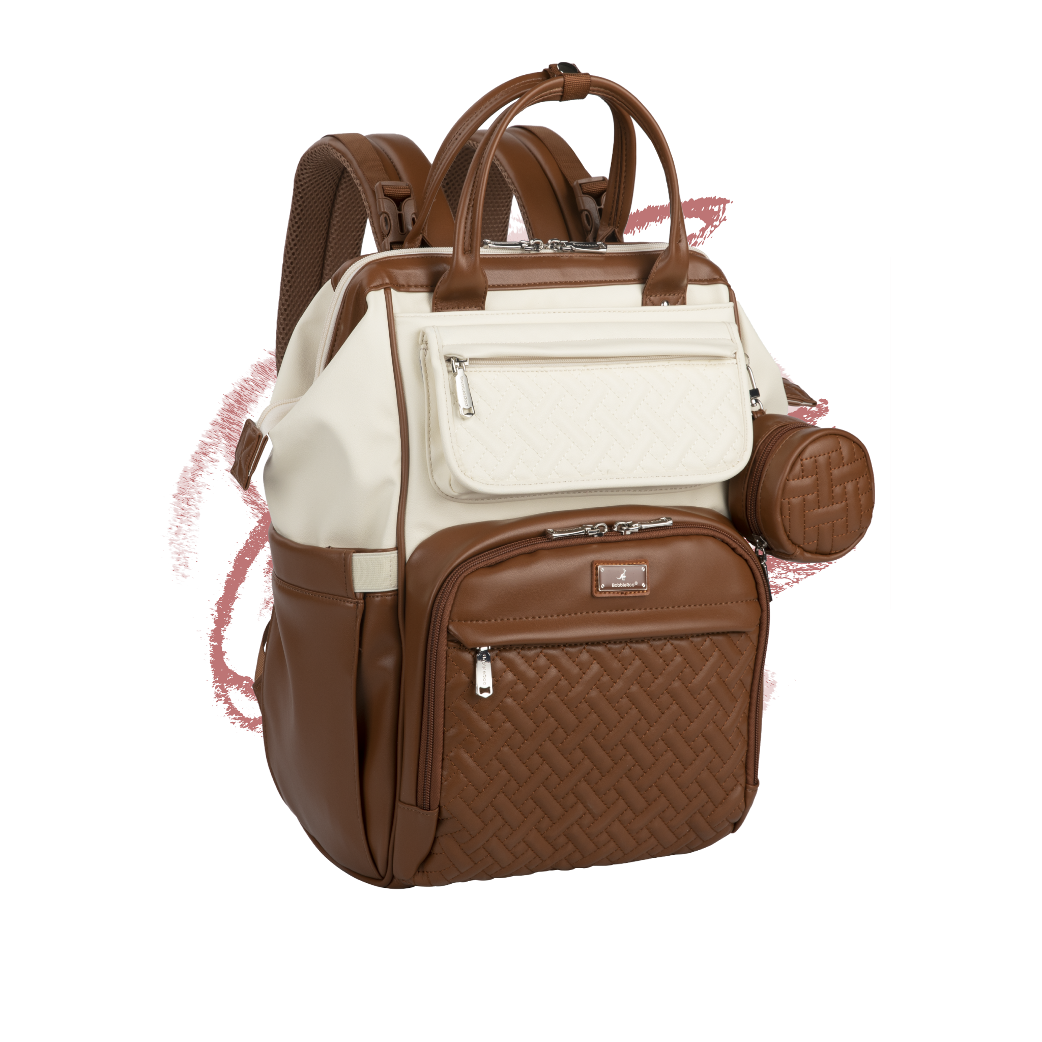 #color_vegan leather coffee cream