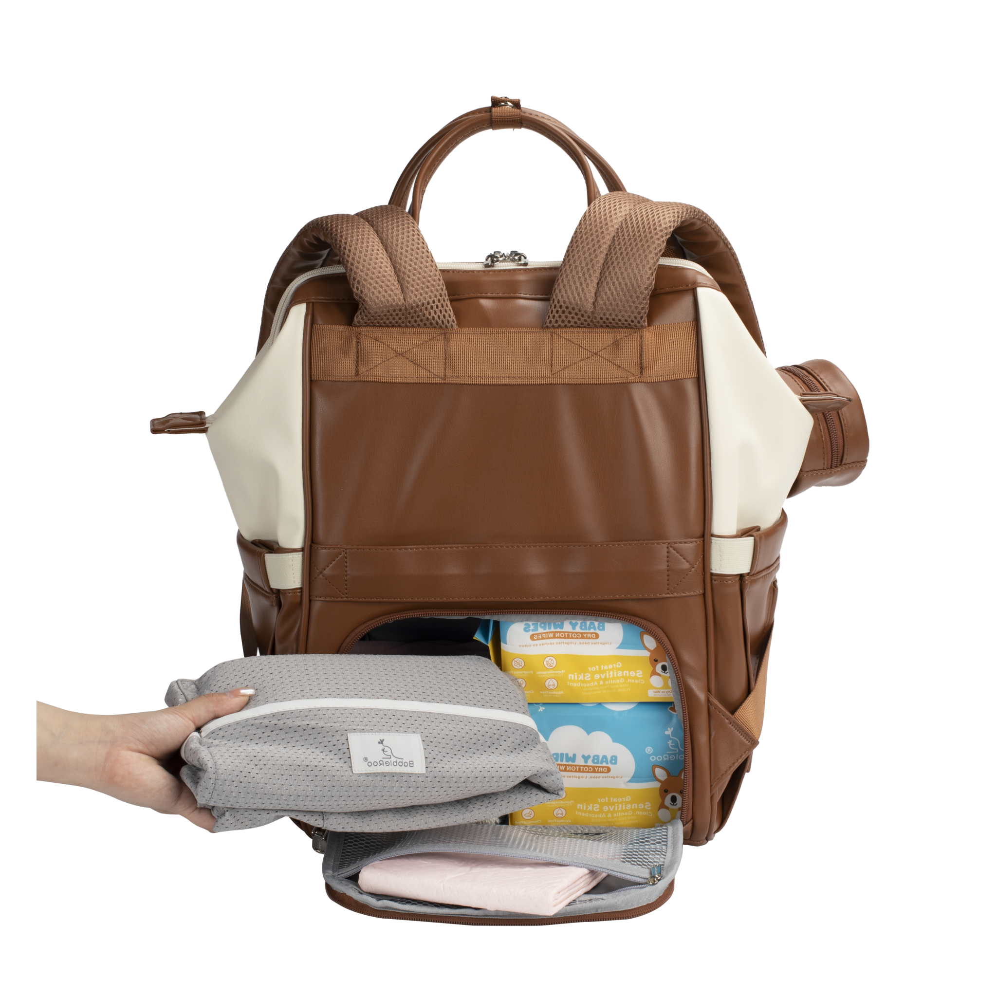 #color_vegan leather coffee cream
