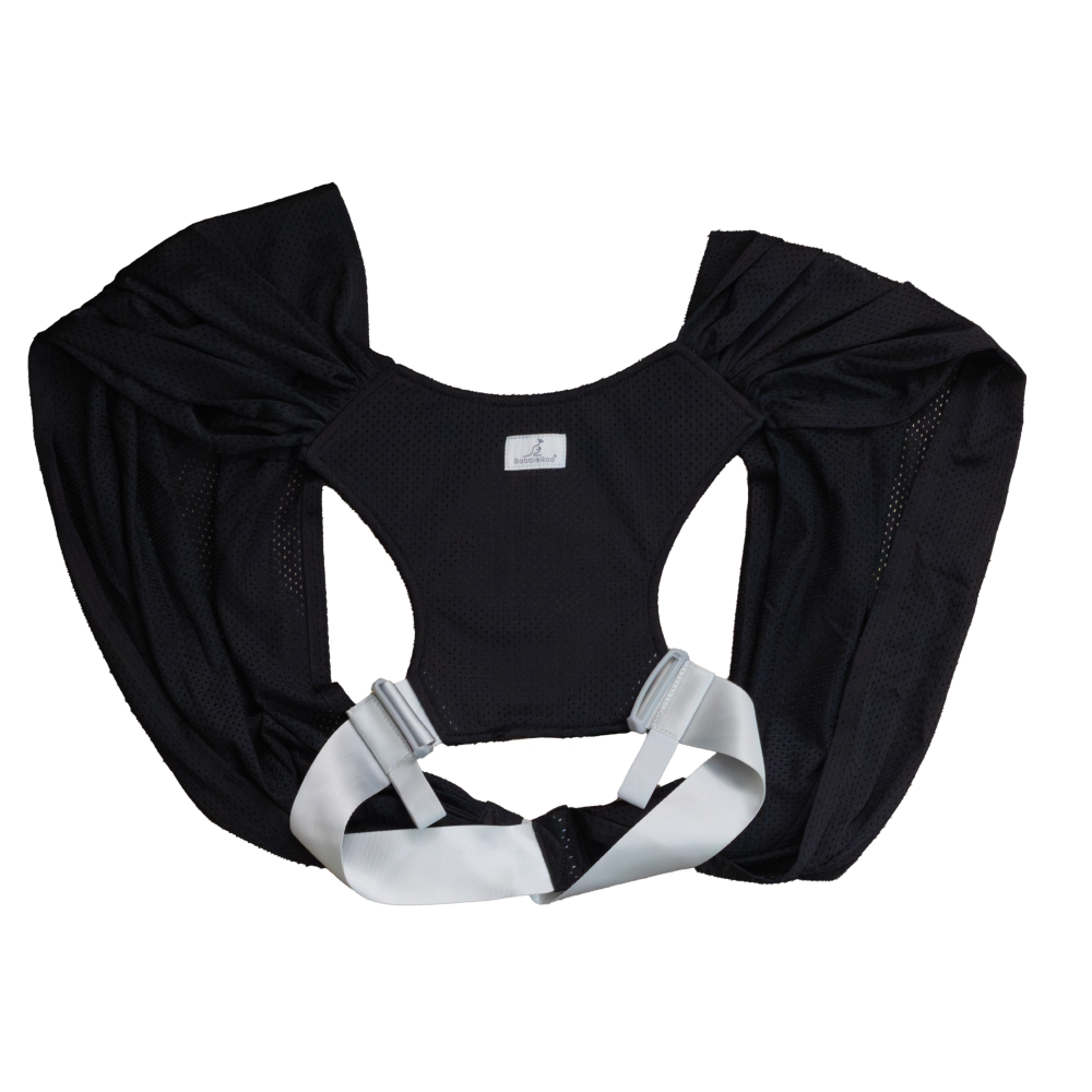 baby wrap carrier - black