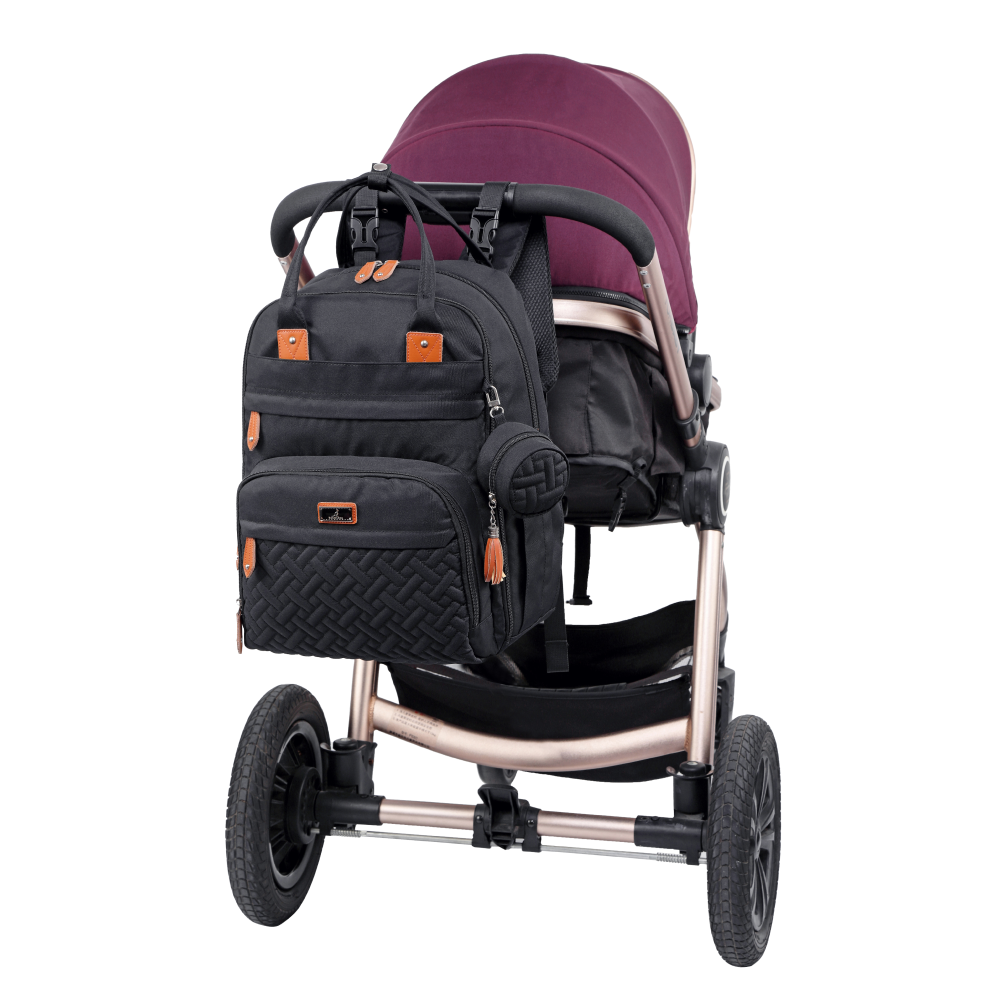 black original diaper bag stroller straps