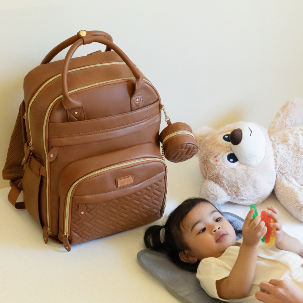 Vegan Leather Original Diaper Backpack