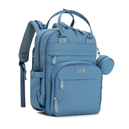 blue original diaper bag 