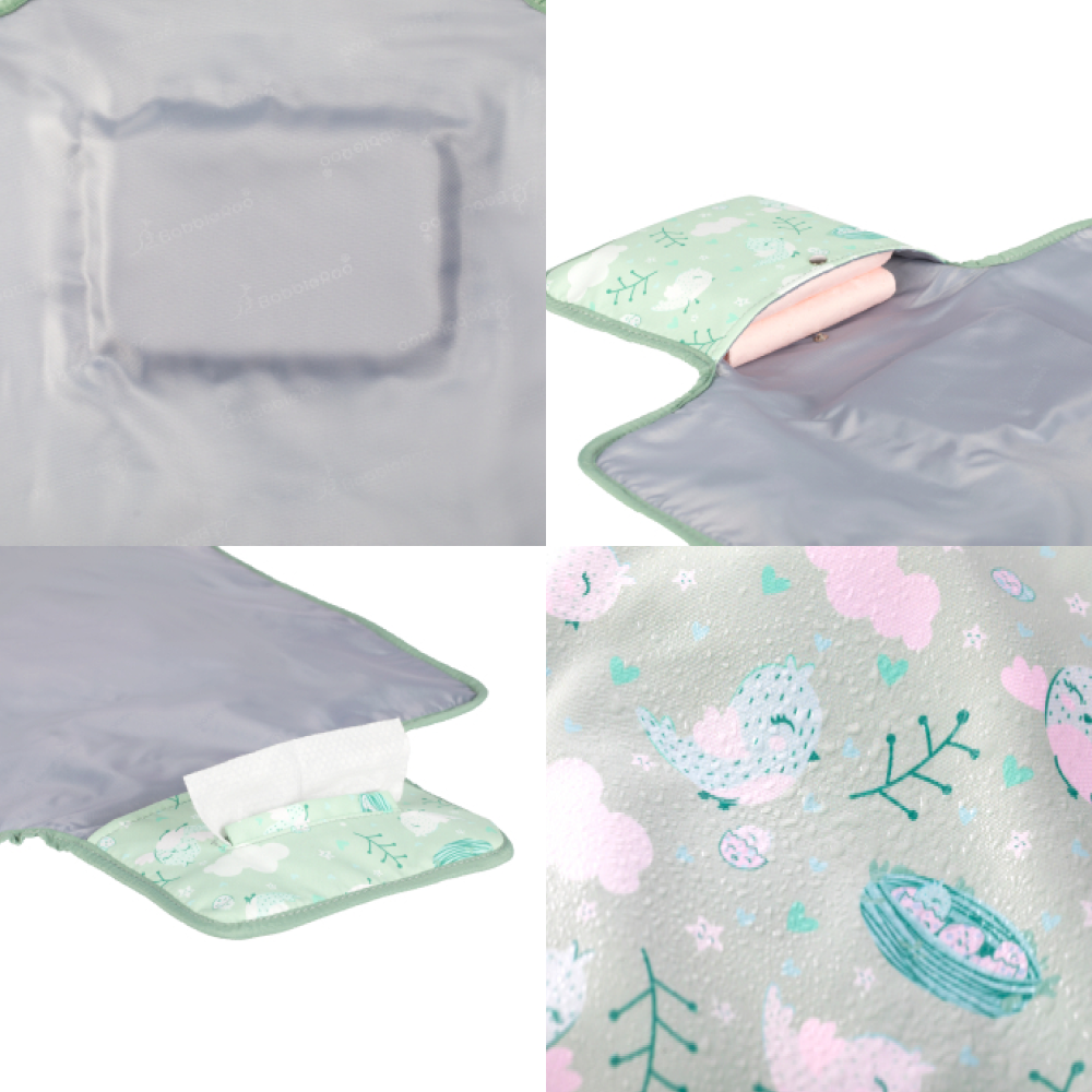 green birdy changing pad features