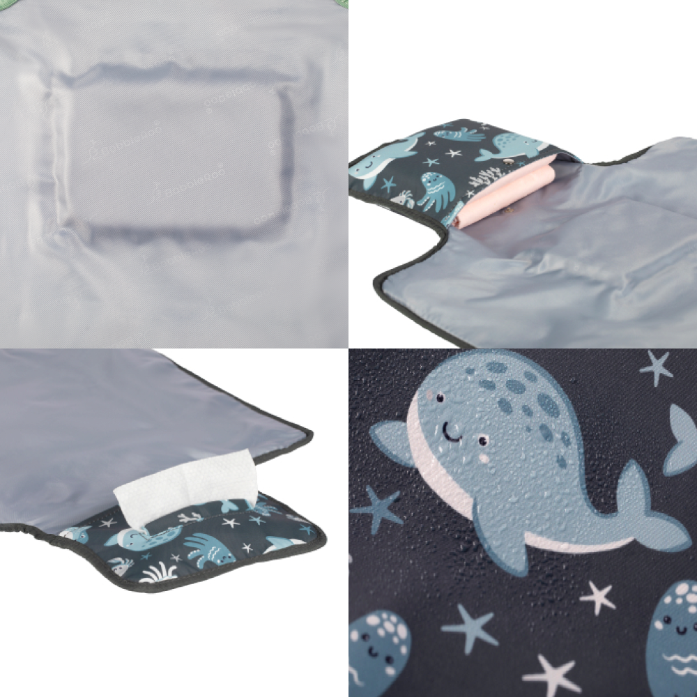 sea animals changing pad details