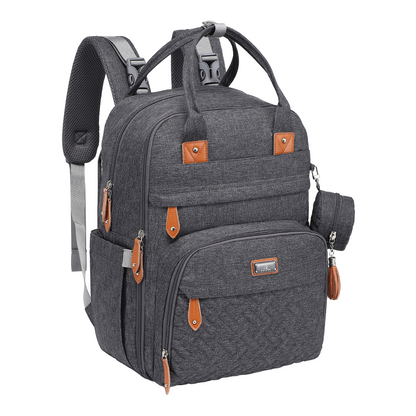 dark grey original diaper bag 