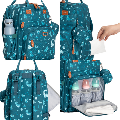 dino original diaper bag features