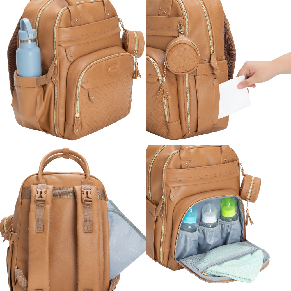 Vegan Leather Original Diaper Backpack