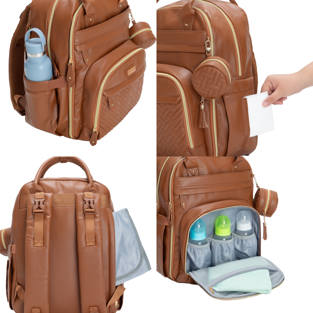Vegan Leather Original Diaper Backpack