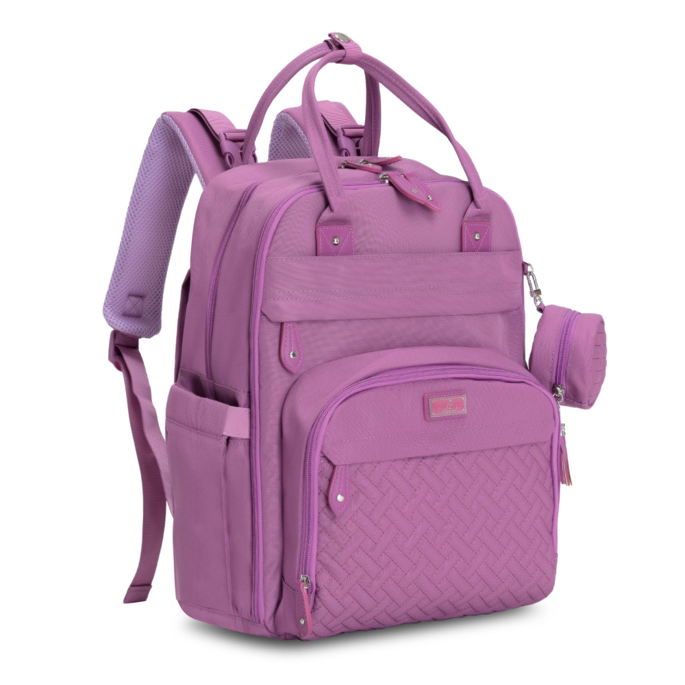 purple original diaper bag stroller straps