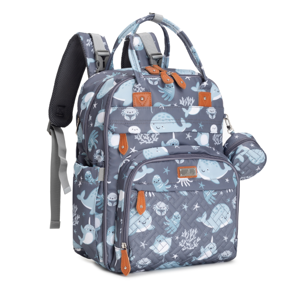 sea animals original diaper bag